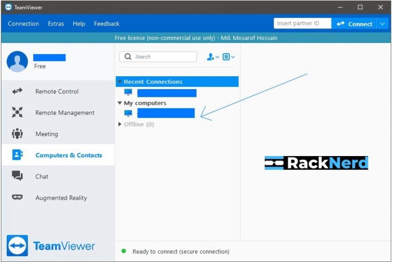 start teamviewer from command line centos