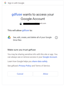 How to mount Google Drive as a disk on Linux VPS? — RackNerd