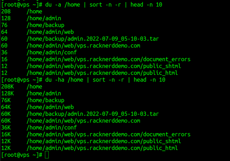 How to Troubleshoot Full Disk Space on Linux — RackNerd