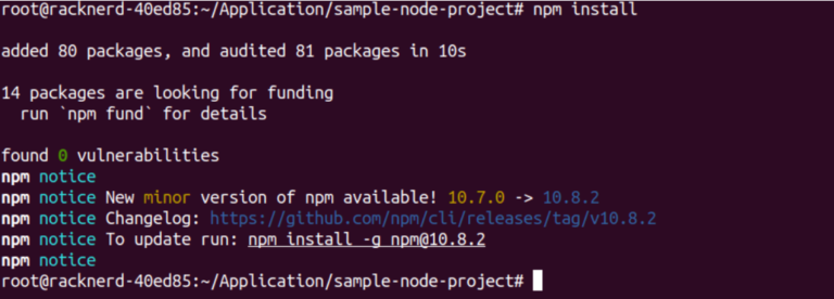 How to Deploy a Node.js App on an Ubuntu Server — RackNerd