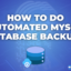 How To Do Automated Mysql Database Backups