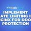 Implement Rate Limiting in Nginx for DDoS Protection